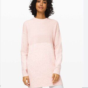 Lululemon Restful Intention Sweater light pink bliss Large
